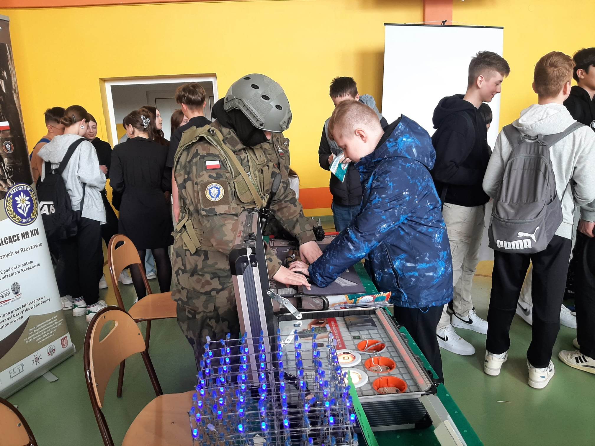 Udział ósmoklasistów w Gminnych Targach Edukacyjnych