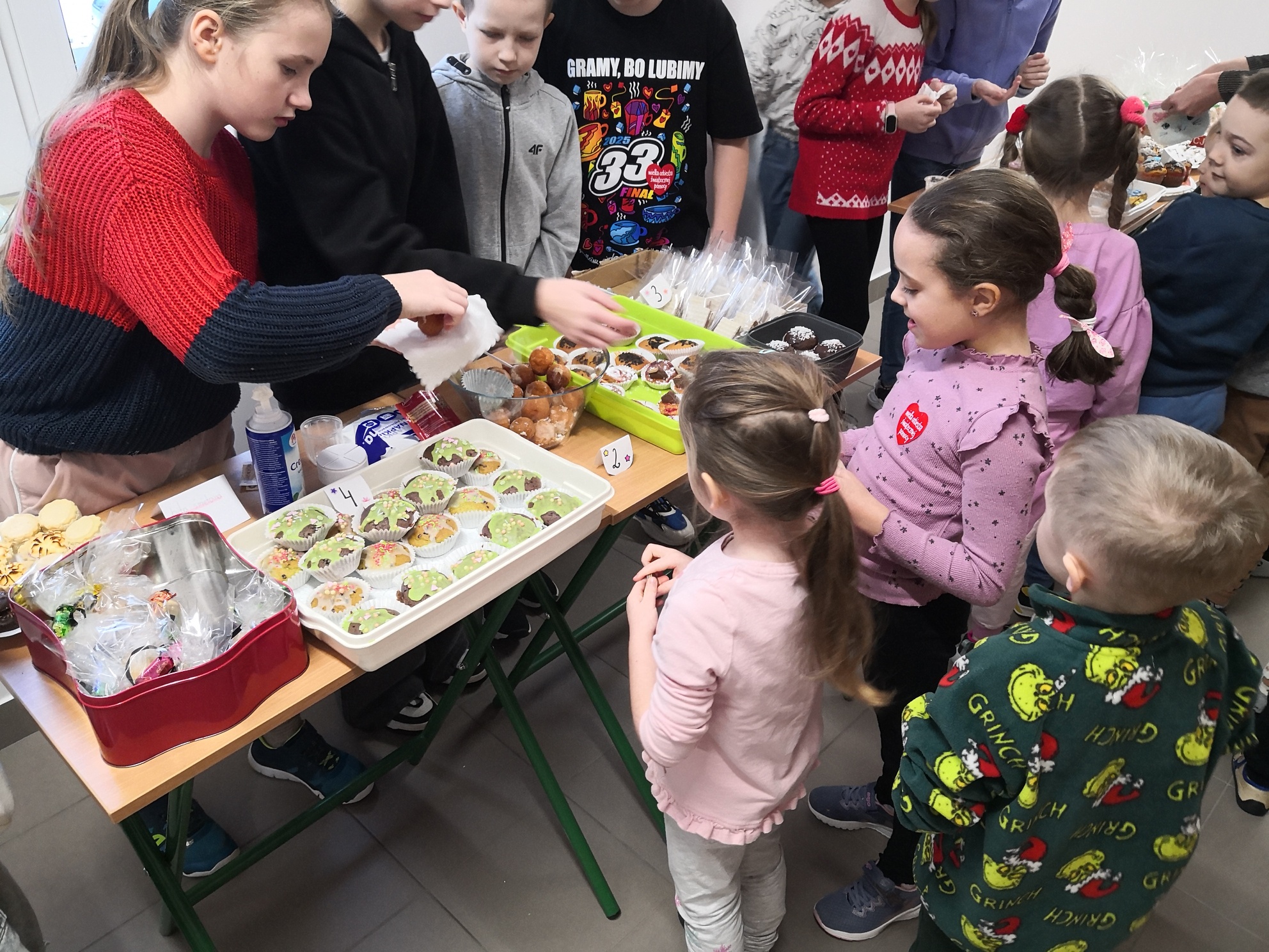 Kiermasz słodkości w klasie V