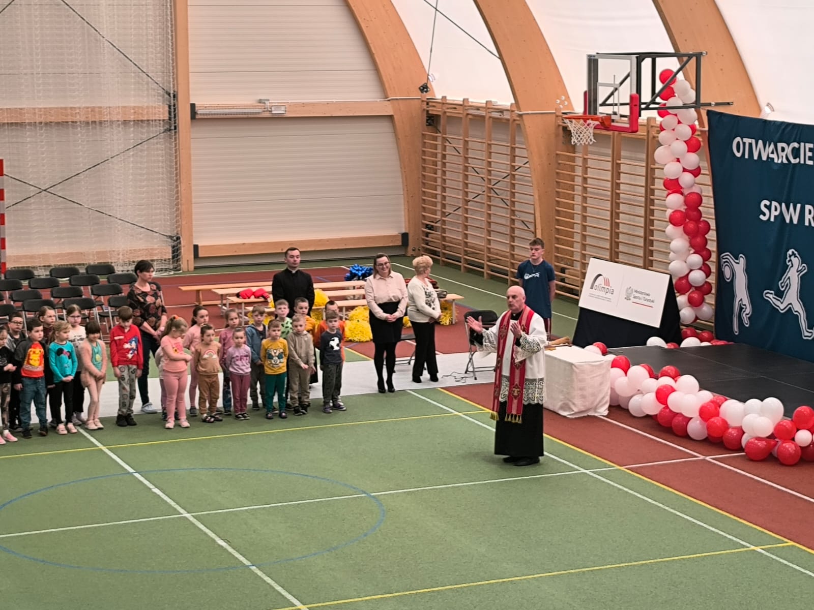 Poświęcenie hali sportowej