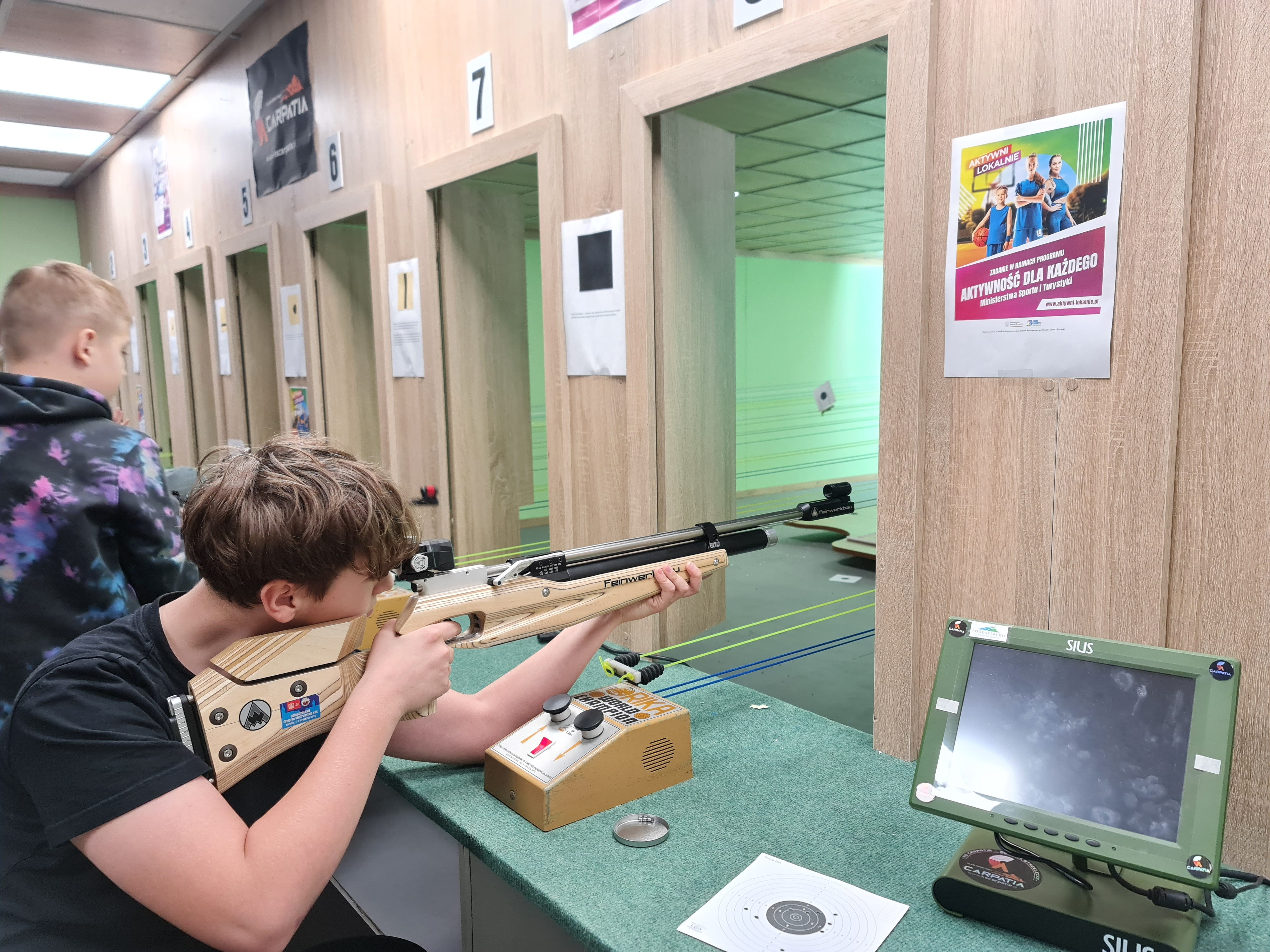 Zajęcia strzeleckie klasy VI