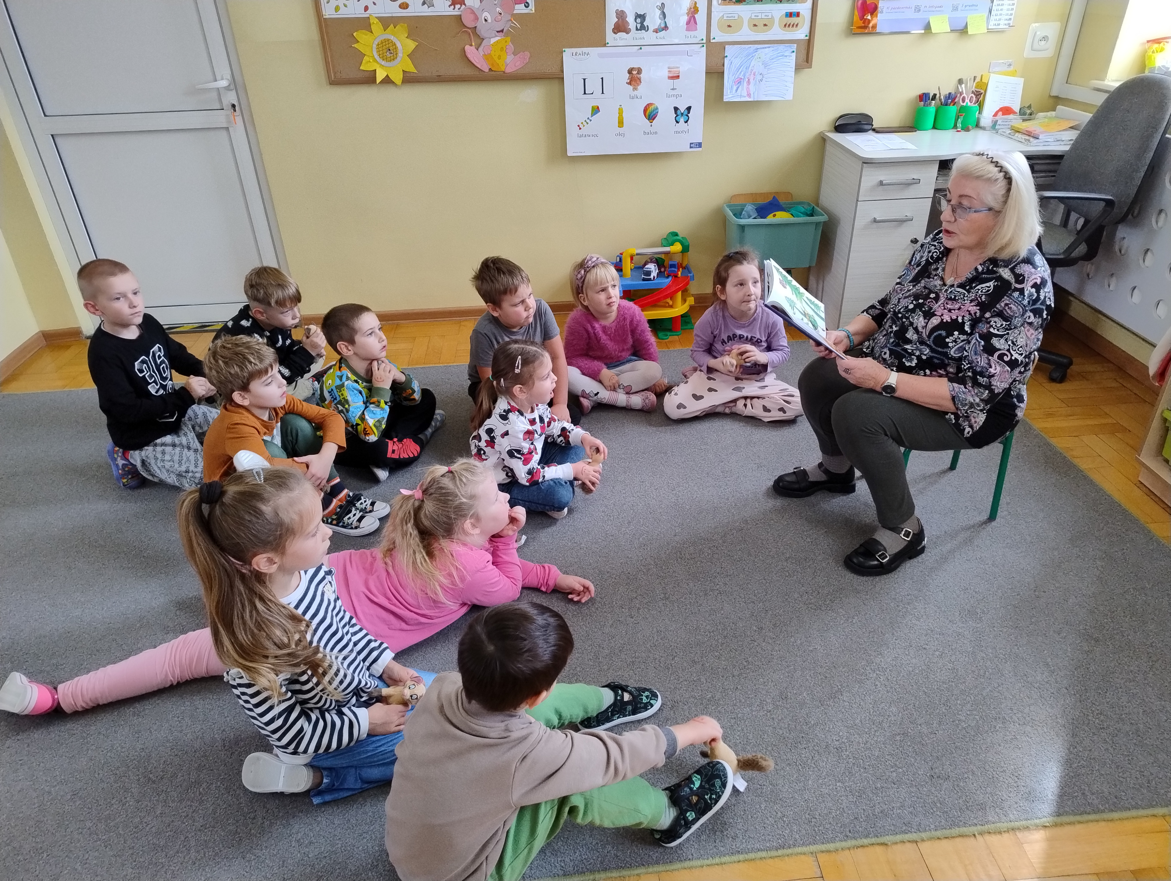 Czytanki w ramach projektu Biblioteka Przedszkolaka