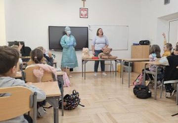 Zajęcia z transplantologii w klasie 2