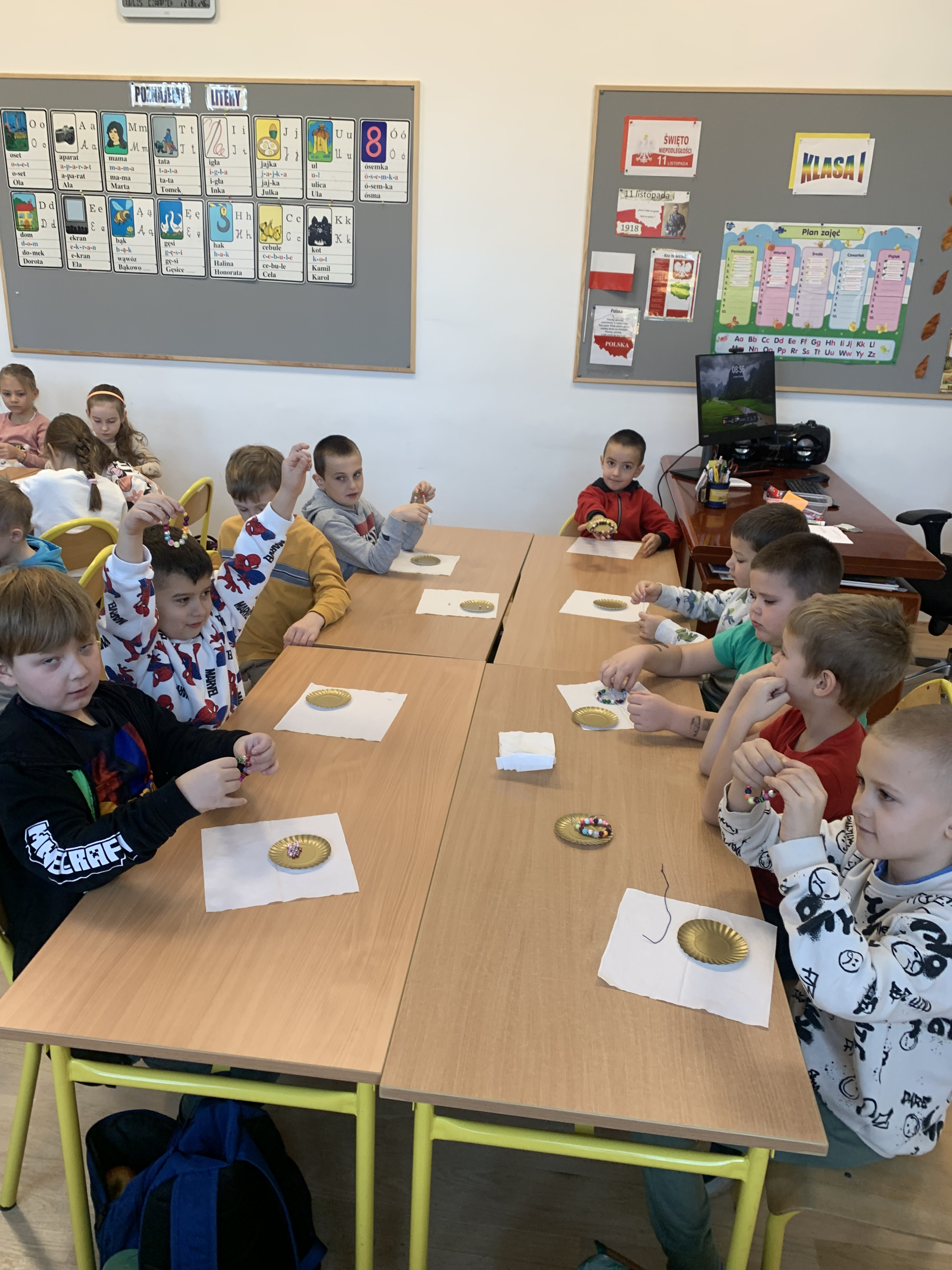 Warsztaty artystyczno-rzemieślnicze w klasie 1