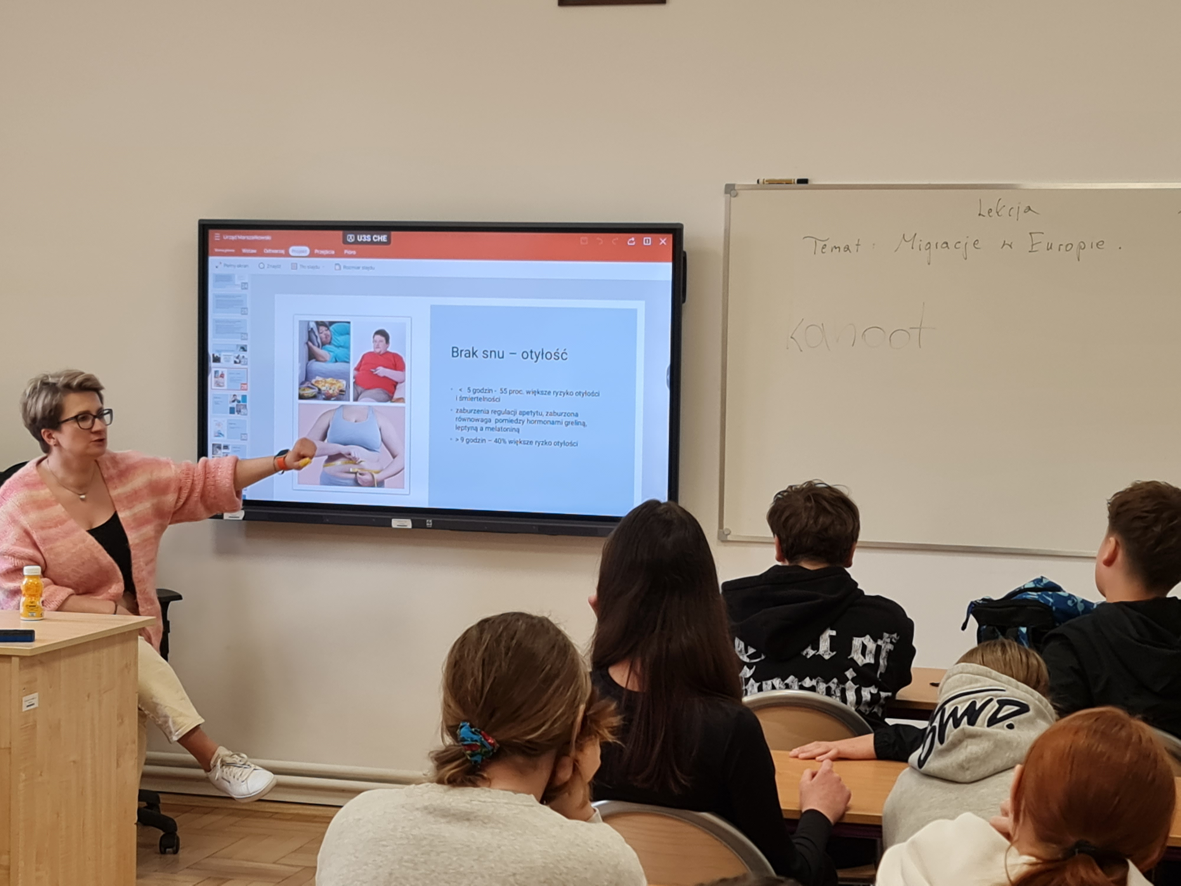 Zajęcia prozdrowotne w ramach projektu 