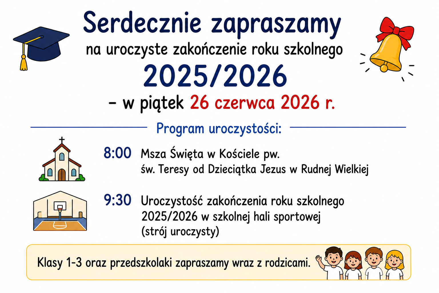 Zakończenie roku szkolnego 2025/2026