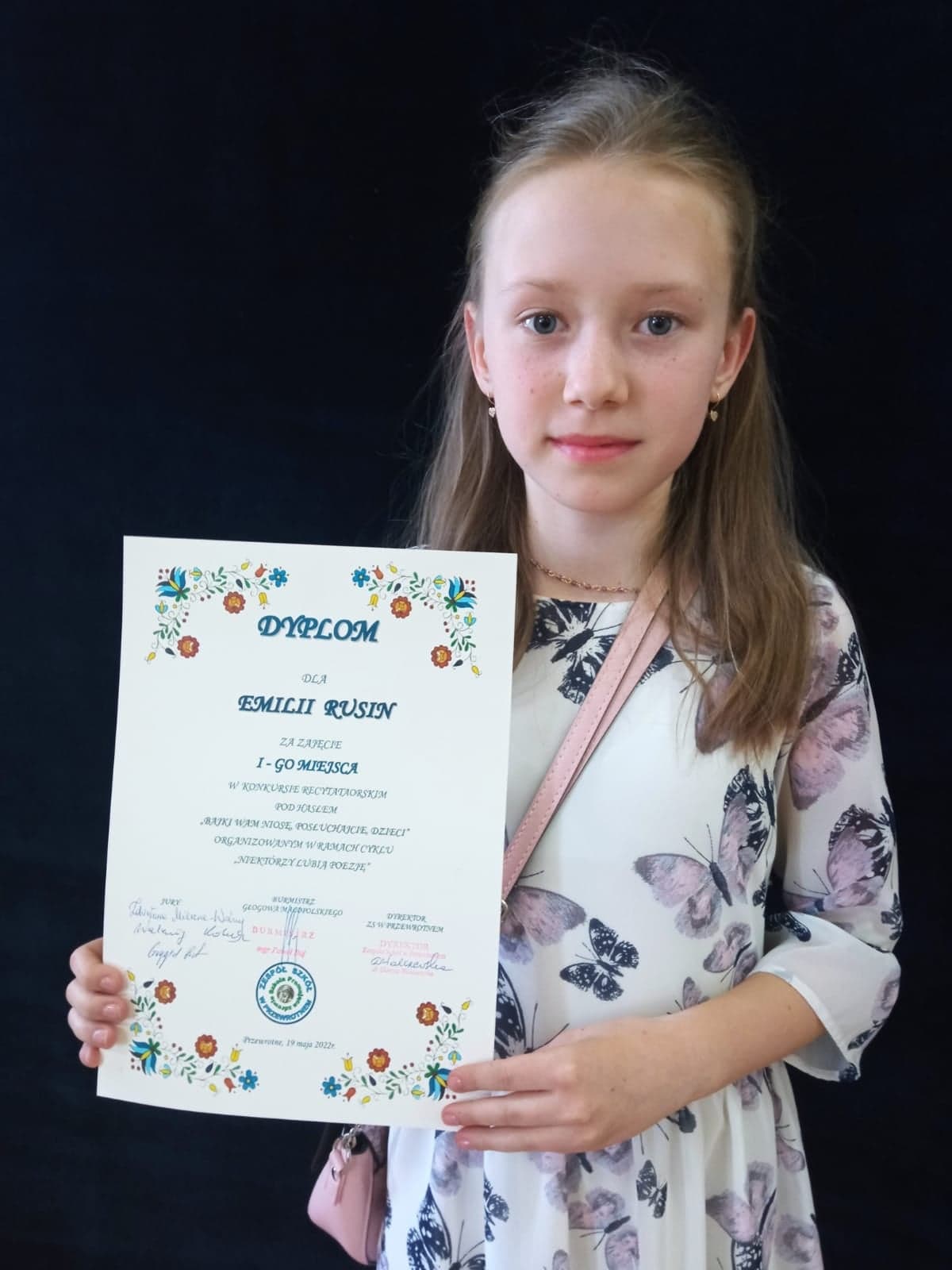 Emilia Rusin laureatką Konkursu Recytatorskiego